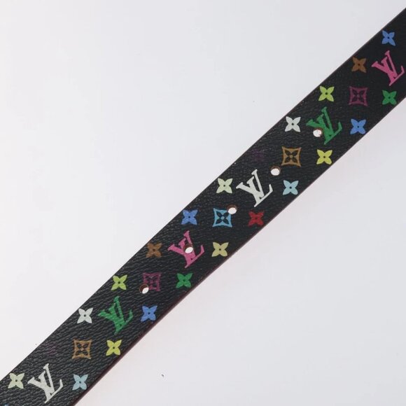 LOUIS VUITTON Monogram Multicolor Ceinture Care Belt Black LV main image 15